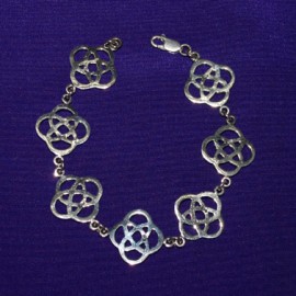 Celtic Knot Silver Bracelet